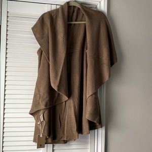 NWT boutique convertible tan sweater cardigan
